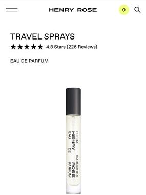 Henry Rose Flora Carnivora Travel Spray Eau de Perfume